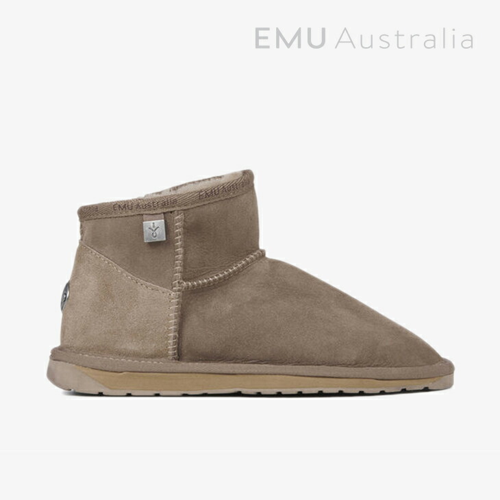 ：EMU｜W Australia Made Platinum Slim Darling Sheepskin/ エミュー/オーストラリア メイド プラチナ スリム ダーリン シープスキン ムートン/マッシュルーム #
