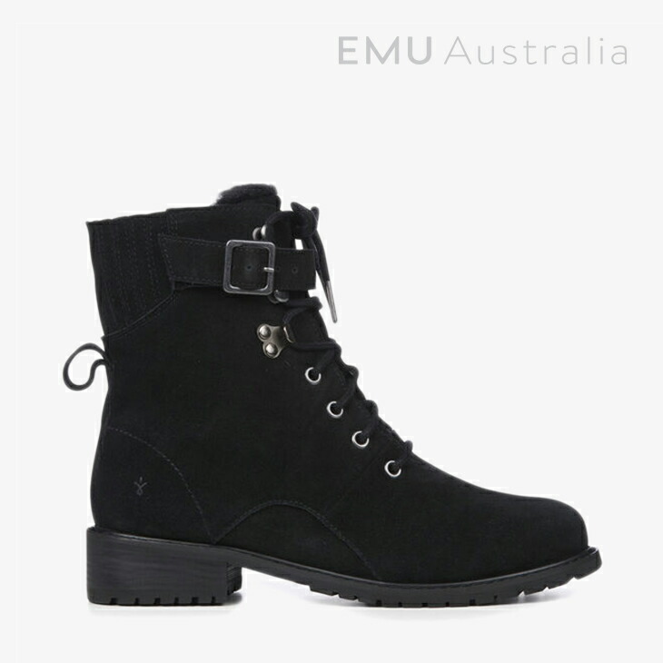 ＊EMU｜W Cassab Boot Water Proof/ エミュー/カサブ ブーツ ウォータープルーフ/ブラック #