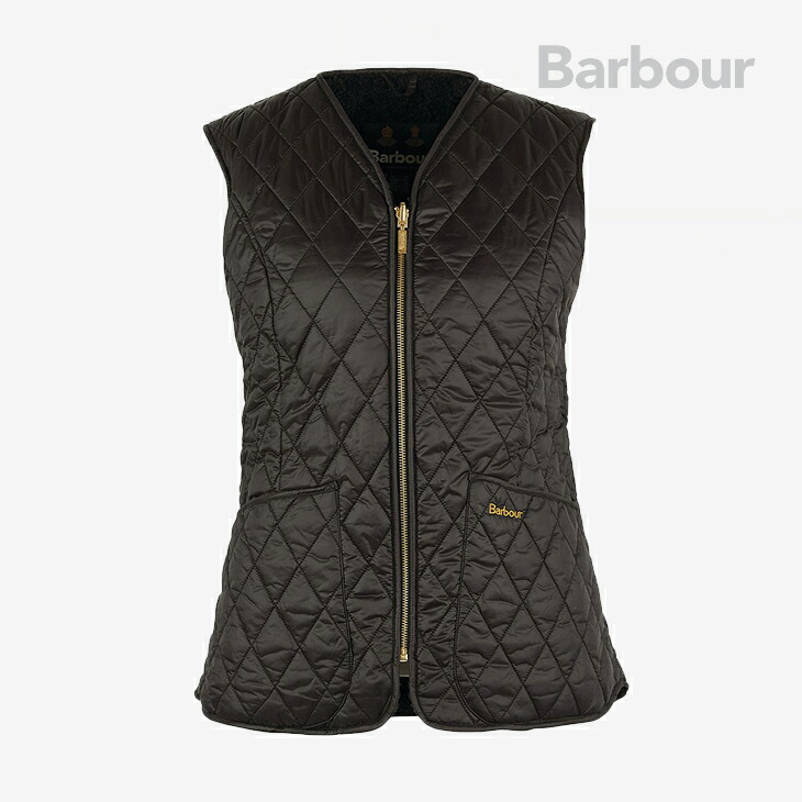 ＊BARBOUR｜W Markenfield Liner Reversible Vest/ バブアー/マーケンフィールド ラインドライブ リヴァーシブル より良い テディフリース/黒いこと #