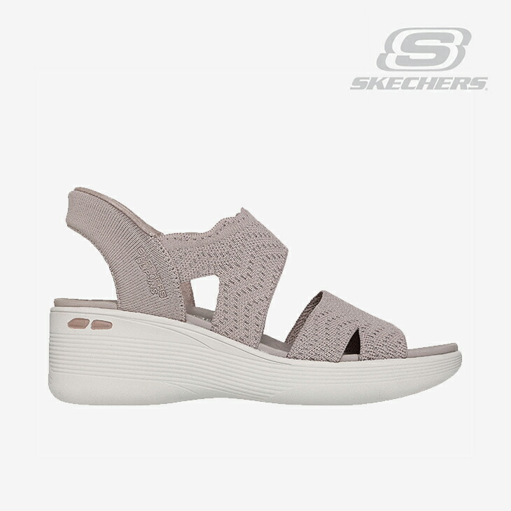 ・SKECHERS｜W Slip-Ins Pier Lite Slip On By Wedge Sandal/ スケッチャーズ/スリップインズ ピアライト スリップ オン バイ ウェッジ サンダル/トープ #｜GO ON