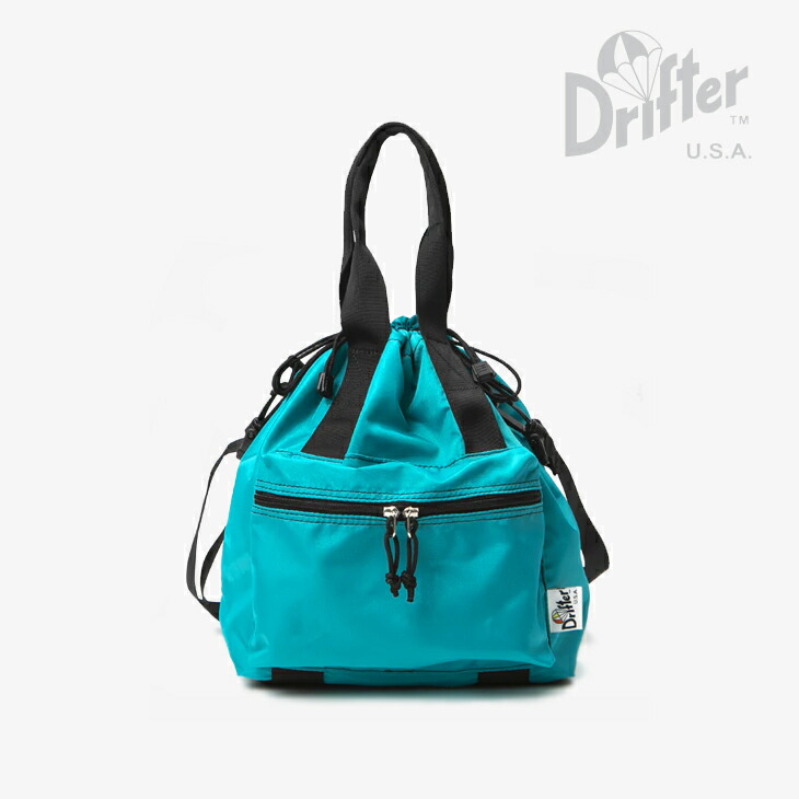 ・DRIFTER USA｜Handle Pocket Tote Shoulder/ ドリフター/ハンドル ポケット トート ショルダー/ピーコック # 5,390円