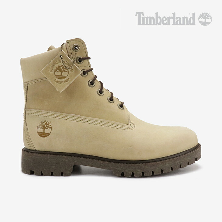 ：TIMBERLAND｜6-Inch Lace Up Waterproof Boot Full Grain/ ティンバーランド/6in スピード競技 引き上げる お水校正刷り ブーツ フルグレイン/ともし火ベージュ #