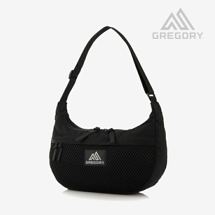 :GREGORY|Satchel Medium Shoulder/ グレゴリー/サッチェル ミディアム ショルダー/ブラックメッシュ #|GO ON
