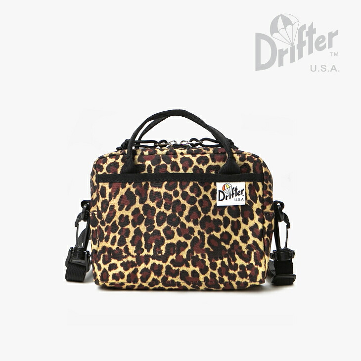 ・DRIFTER USA｜Tiffin Mini Bag Shoulder/ ドリフター/ティフィン ミニ バッグ/レオパード #