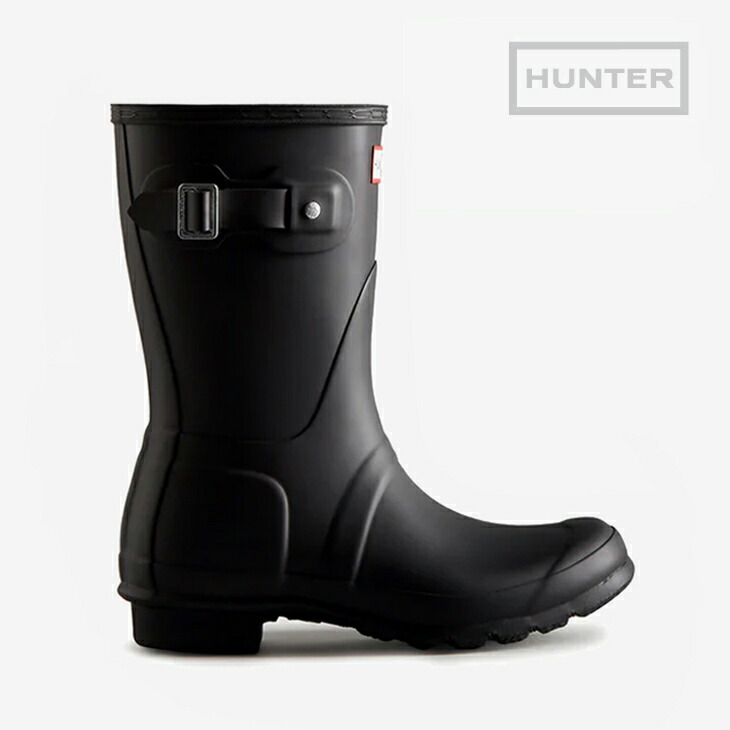 ・HUNTER｜W Original Short Rain Boots/ ハンター/オリジナル ショート レイン ブーツ/ブラック #