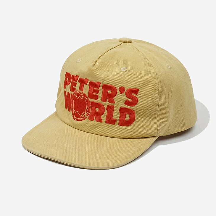 ・MY NAME IS PETER｜5-Panel Peter s World Cap/ マイ ネーム イズ ピーター/5パネル ピーターズ ワールド キャップ/イエロー #