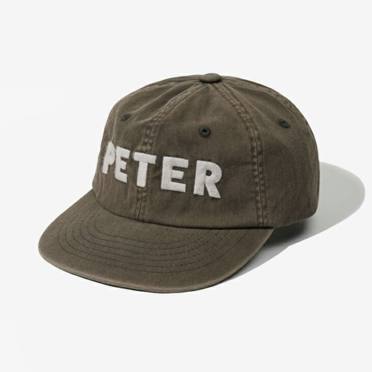 ・MY NAME IS PETER｜6-Panel Peter Cap/ マイ ネーム イズ ピーター/6パネル ピーター キャップ/チャコール #