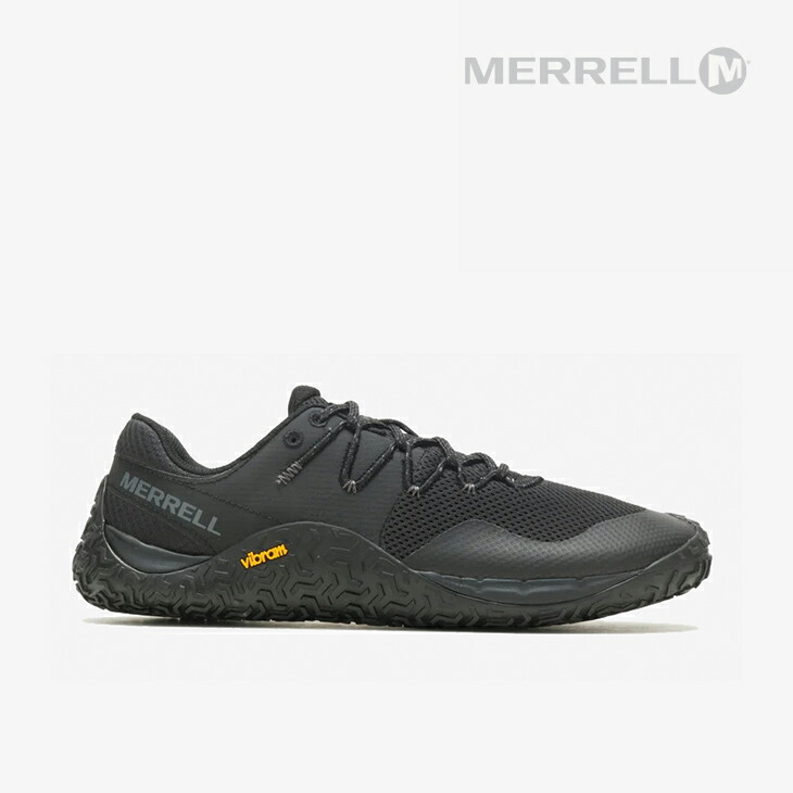 ：MERRELL｜Trail Glove 7 Vibram Barefoot/ メレル/トレイル 地球儀 ビブラム ベアフット/黒いこと #