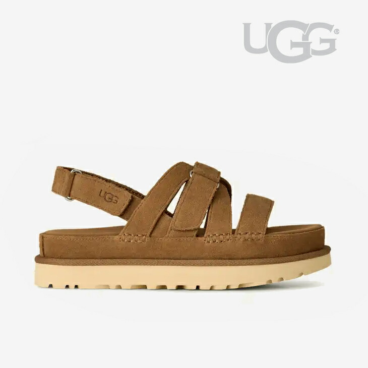 ・UGG｜W Goldenstar Gleam Cross Strap Suede/ アグ/ゴールデンはやりっ子 グリーム 差し交わす 同盟罷業一回り スエードクロス/チェス中毒者 #