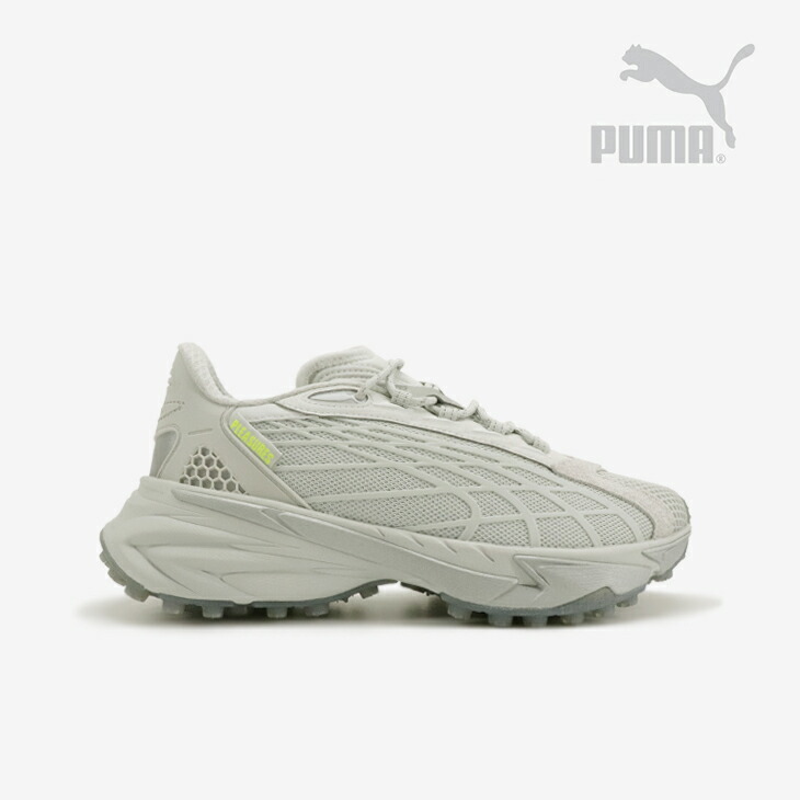 ：PUMA｜ｘPleasures Spirex/ プーマ/プレジャーズ スパイレックス/グレイシャルグレーｘクールライ #