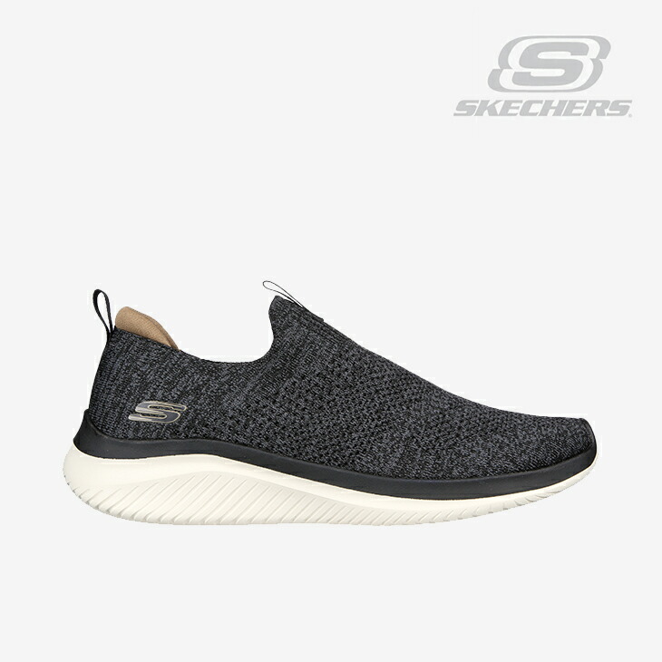 ：SKECHERS｜Ultra Flex 3.0 Demcheck/ スケッチャーズ/ウルトラ フレックス デムチェック/ブラックｘトープ #