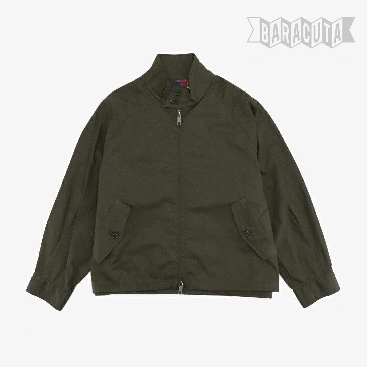 ・BARACUTA｜W G5 Harrington Jacket Cotton Typewriter/ バラクータ/G5 ハリントン ジャケット コットン タイプライター/カーキ #