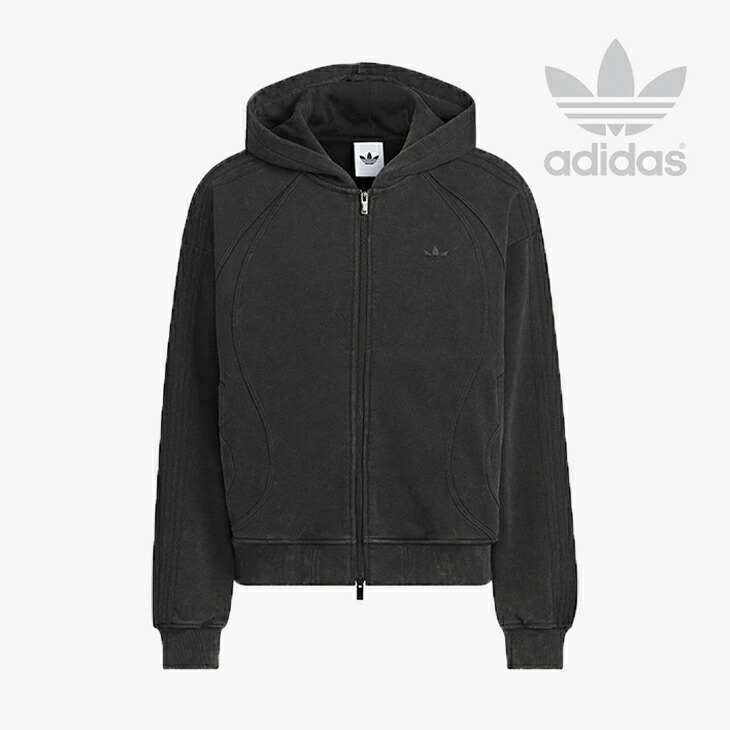 ・ADIDAS Originals｜TG FZ Parka Loose Sweat/ アディダス/TG FZ パーカー ルーズ スエット/ブラック #｜GO ON 14,850円