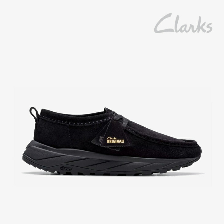 ＊CLARKS｜Wallabee Eden Lo Suede/ クラークス/ワラビー エデン ロー スエード ビブラム/ブラック #画像