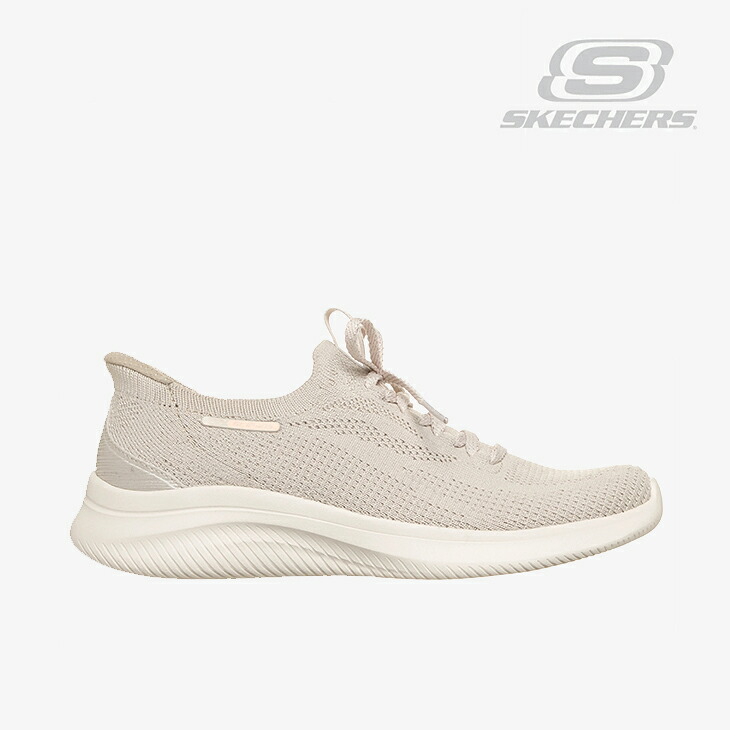 ・SKECHERS｜W Slip-Ins Ultra Flex 4.0/ スケッチャーズ/スリップインズ ウルトラ フレックス 4.0/ナチュラル #｜GO ON
