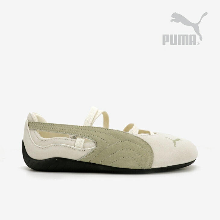 ・PUMA|W Speedcat Ballet Suede/ プーマ/スピードキャット バレエ スエード/アルパインスノーxプーマブラック #|GO ON