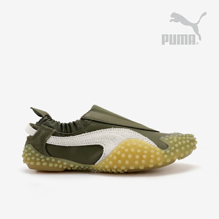 ・PUMA｜W Mostro Move Leather/ プーマ/モストロ ムーブ レザー/ローデングリーンｘウォームホワイト #