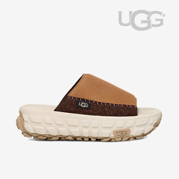 ＊UGG｜Venture Daze Slide Suede/ アグ/ベンチャー デイズ スライド スエード/チェスナットxセラミック #画像
