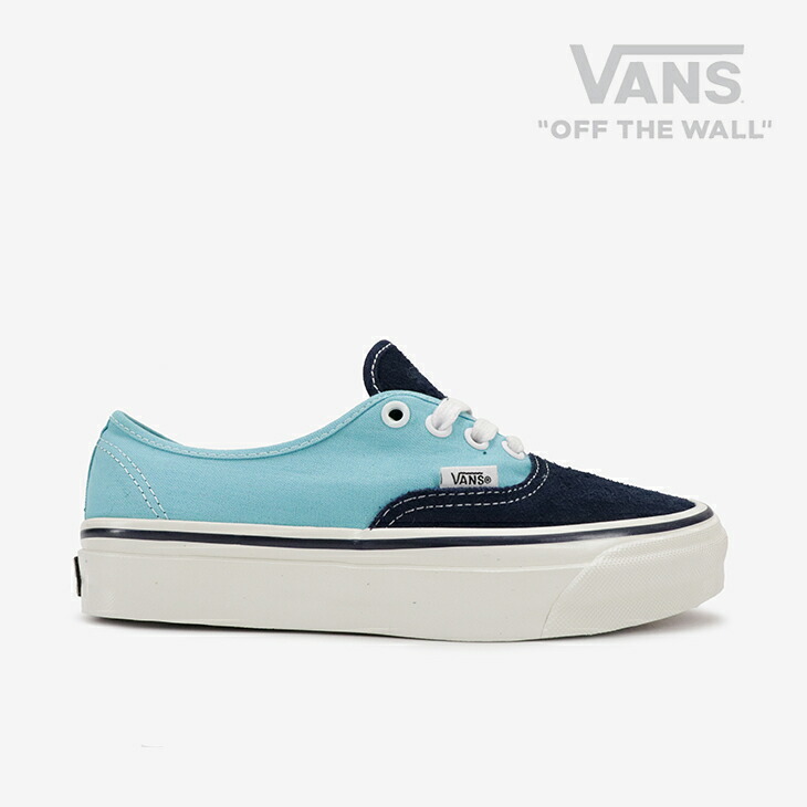 ・VANS Premium｜Authentic 44 LX Suede Canvas/ ヴァンズ/プレミアム オーセンティック 44 ラックス スエード キャンバス/ドレスブルーｘアクアティックブルー #