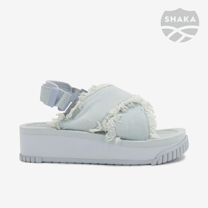 ：SHAKA｜Neo Fiesta Platform Denim Sandal/ シャカ/ネオ フェイスタ プラットホーム ジーンズ サンダル/点火装置ジーンズ #