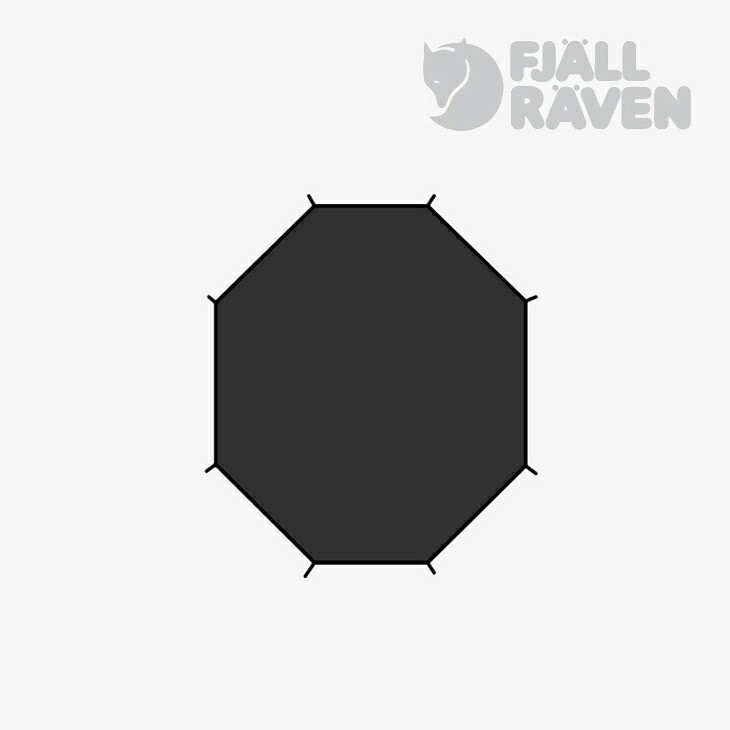 ・FJALLRAVEN｜View 2 Footprint/ フェールラーベン/ビュー ツー フットプリント/ブラック #