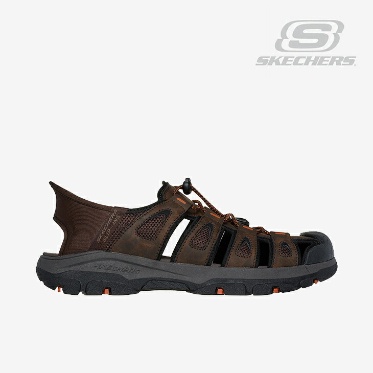 ・SKECHERS|Slip-Ins Tresmen Norvick Relaxed Fit/ スケッチャーズ/スリップインズ トレスメン ノーヴィック リラックス フィット/チョコレート #|GO ON