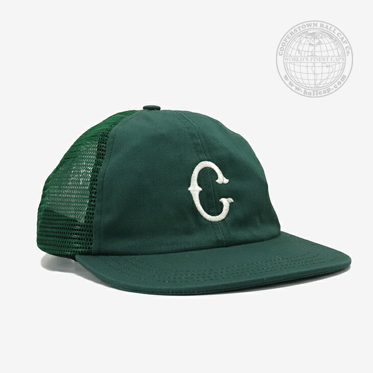 ・COOPERSTOWN BALL CAP｜USA Made Chino Twill Mesh Cap C/ クーパーズタウン/アメリカ メイド チノ ツイル メッシュ キャップ ピッツバーグ クロフォード /グリーン #