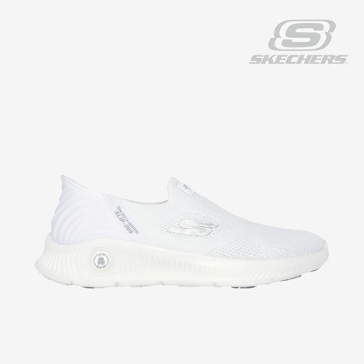 ：SKECHERS｜W Slip-Ins Go Walk Anywhere Fown/ スケッチャーズ/スリップインズ ゴー ウォーク エニウェア フォーン/白いこと #