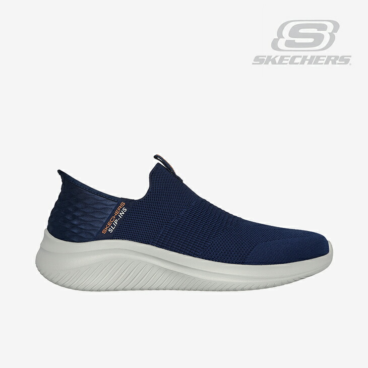 ：SKECHERS｜Slip-Ins Ultra Flex 3.0 Smooth Step Wide Fit/ スケッチャーズ/広広とした スリップインズ ウルトラ フレックス スムース 足取り 広広とした填まる/米国海軍 #