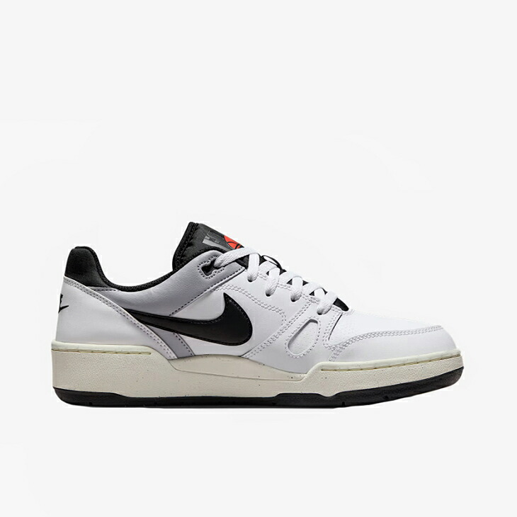：NIKE｜Full Force Low Leather Basketball/ ナイキ/盛りだくさん フォース 置き目 なめし革 籠球/白いことｘピューター # ホワイトｘピューター