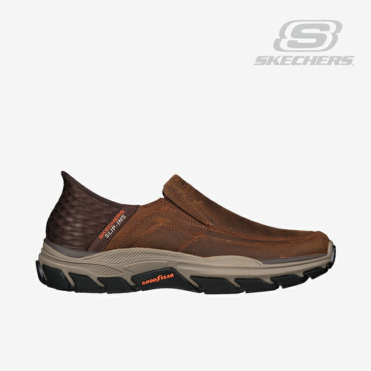 ：SKECHERS｜Slip-Ins Respected Elgin Extra Wide Fit/ スケッチャーズ/スリップインズ リスペクテッド エルジン エクストラ 広広とした 相応う/赤銅色 #