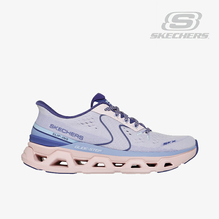 ：SKECHERS｜W Slip-Ins Glide-Step Altus Adrenaline Rush/ スケッチャーズ/スリップインズ グライドステップ アルタス アドレナリン ラッシュ/ピンクｘブルー #