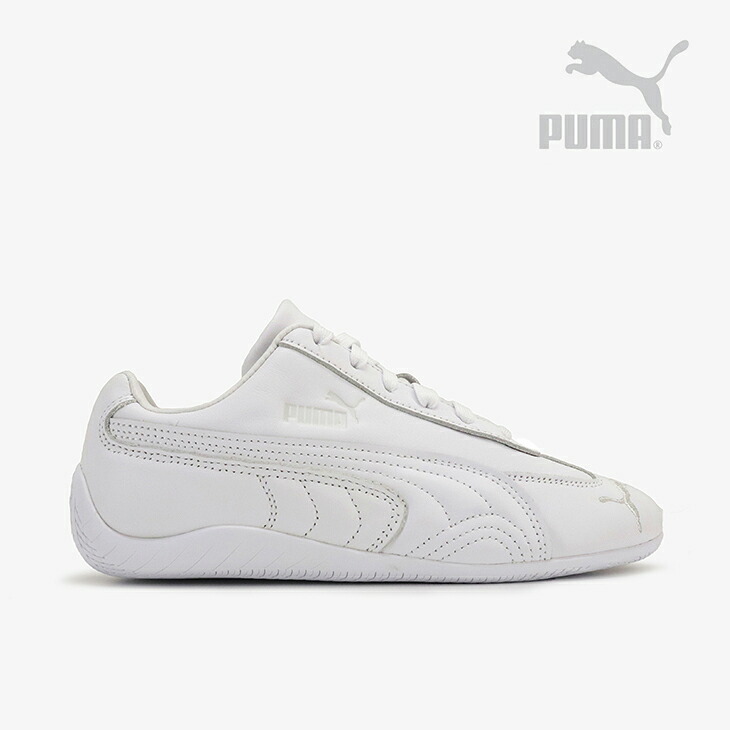 :PUMA|Speedcat Full Lether/ プーマ/スピード キャット フル レザー/プーマホワイトxフェザーグレー #|GO ON