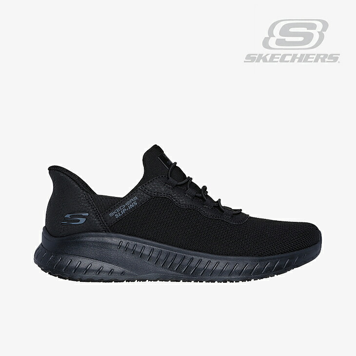 ：SKECHERS｜W Slip-Ins Work Squad Chaos SR Jasul/ スケッチャーズ/スリップインズ ワーク スクワッド カオス スリップレジスタント ジャスル/ブラック #｜GO ON 8,093円