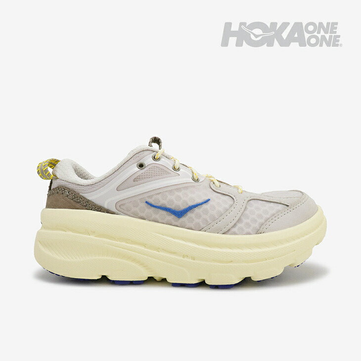 ：HOKA ONE ONE｜Bondi B3 LS/ ホカ オネ オネ/ボンダイ ビースリー ライフスタイル/グラウトｘヴィンテージイエロー #