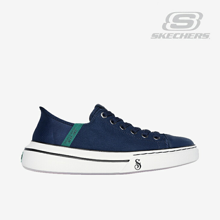 ：SKECHERS｜ｘSnoop Dogg Slip-Ins Snoop One Low Dogg Canvas/ スケッチャーズ/スリップインズ スヌープ 一 置き目 飼い犬 帆布/米国海軍 #