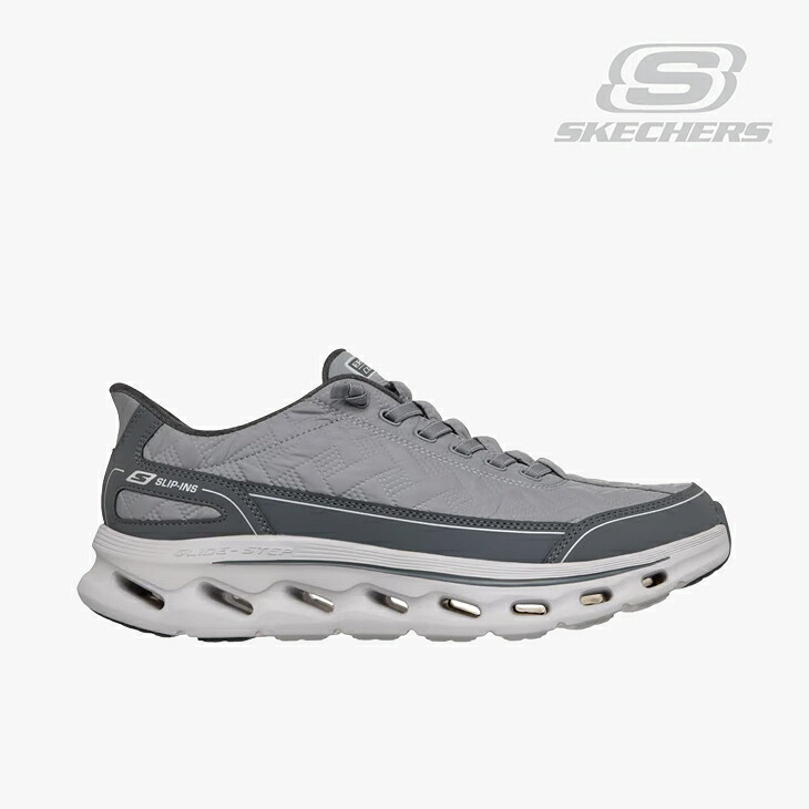 ・SKECHERS｜Slip-Ins Go Walk Glide Step 2.0 Cozy Fit Walker/ スケッチャーズ/スリップインズ ゴー ウォーク グライドステップ 2.0 コージー 相応う ウォーカー/薄墨色 #