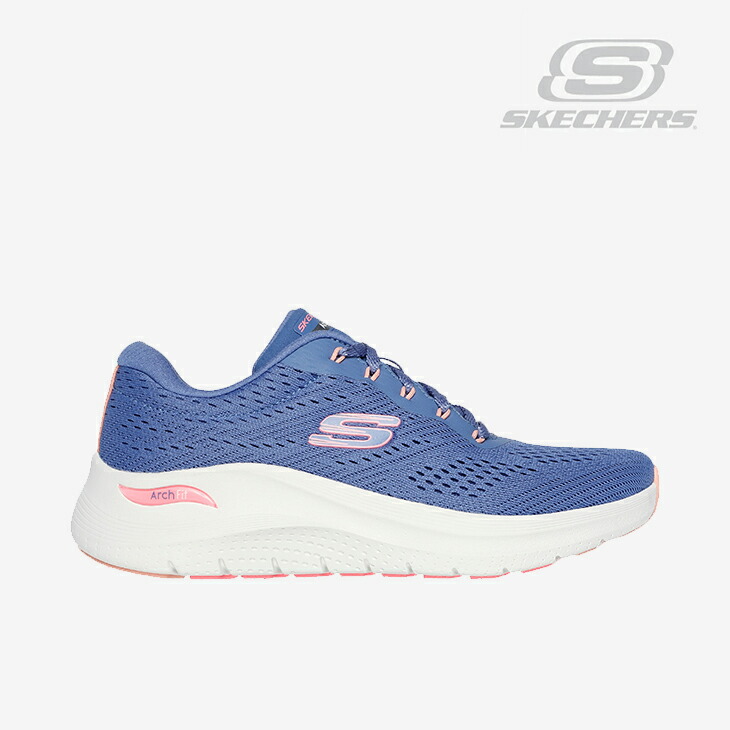 ・SKECHERS｜W Arch Fit 2.0 Big League/ スケッチャーズ/アーチ フィット ビッグ リーグ/ブルーxピンク #画像