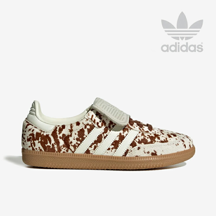 ：ADIDAS Originals｜Samba Long Tan Pony Hair/ アディダス/サンバ ロング タン 小馬 髪の毛 ハラコ/象牙色ｘルシッドピンク #