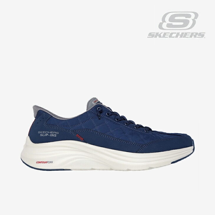 ・SKECHERS｜Slip-Ins Contour Foam Cozy Fit/ スケッチャーズ/スリップインズ コン周遊旅行 質問用紙 コージー 相応う/米国海軍ｘ薄墨色 #