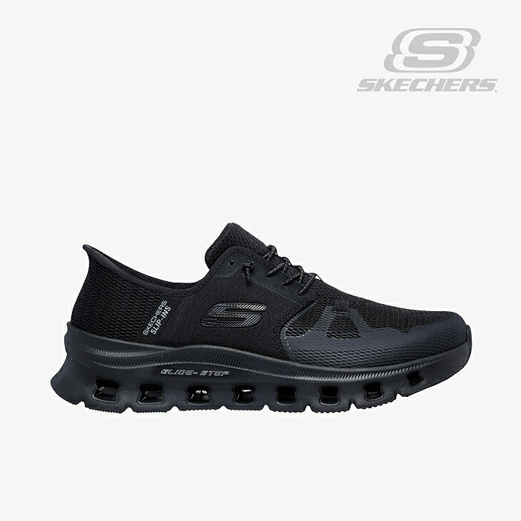 ・SKECHERS｜Slip-Ins Glide-Step Pro/ スケッチャーズ/スリップインズ グライドステップ 労働者階級 広広とした 填まる/黒いことｘ黒いこと #