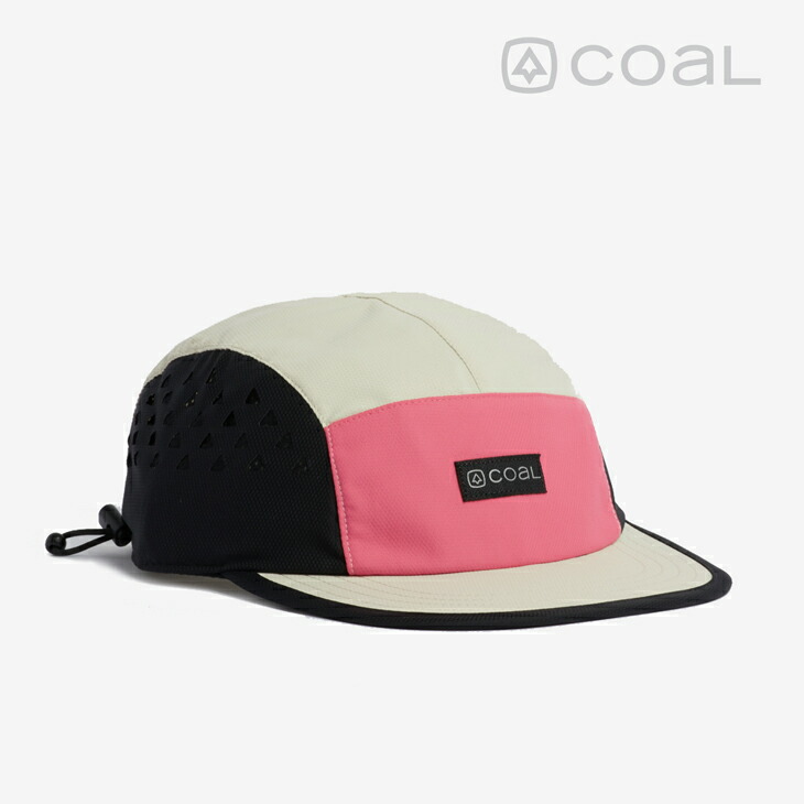 ・COAL｜The Provo UPF Tech 5-Panel Cap/ コール/プロボ UPF テック 5パネル キャップ UVカット/コーラル #