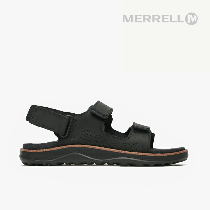 ・MERRELL|Cove Leather Backstrap Sandal/ メレル/コーブ レザー バックストラップ サンダル/ブラック #