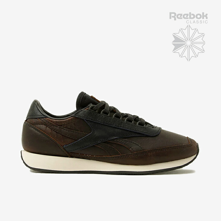 ・REEBOK|Camargue Charles F Stead Oiled Shoulder Leather Classic Running/ リーボック/カマルグ チャールズ F ステッド オイルド ショルダー レザー クラシック ランニング/ブラウンxネイ #|GO ON