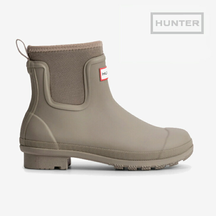 ・HUNTER｜W Original Neoprene Chelsea Boots/ ハンター/オリジナル ネオプレン チェルシー ブーツ/エナジークレイ #｜GO ON