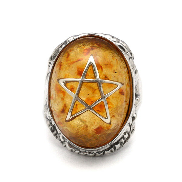 Alex Streeter バルティックアンバー アンティークスター アレックスストリーター エンジェルハート18Kアンティークスター