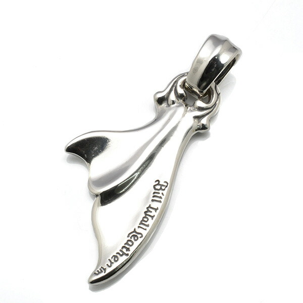ビルウォールレザー BILL WALL LEATHER PN957\u003cBR\u003eMedium Whale Tail Pendant ミディアムホエールテールペンダント