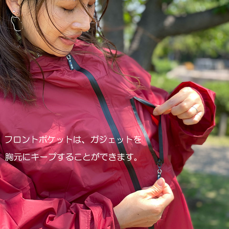 市場 Pord レイングッズ レインコート ポードレインウェア レディース Poncho カッパ パッカブル収納袋付き レインポンチョ Outdoor 自転車用