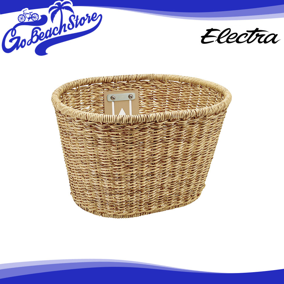 electra plastic woven basket