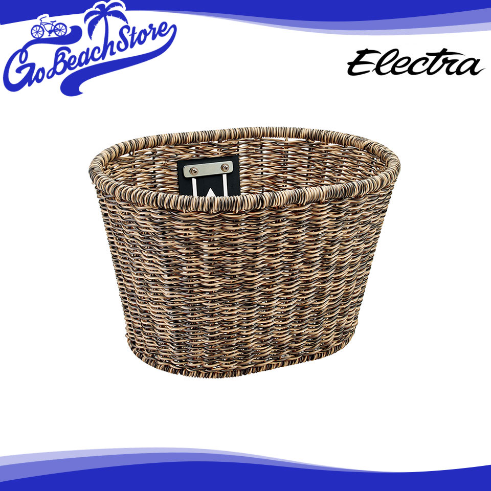 electra plastic woven basket